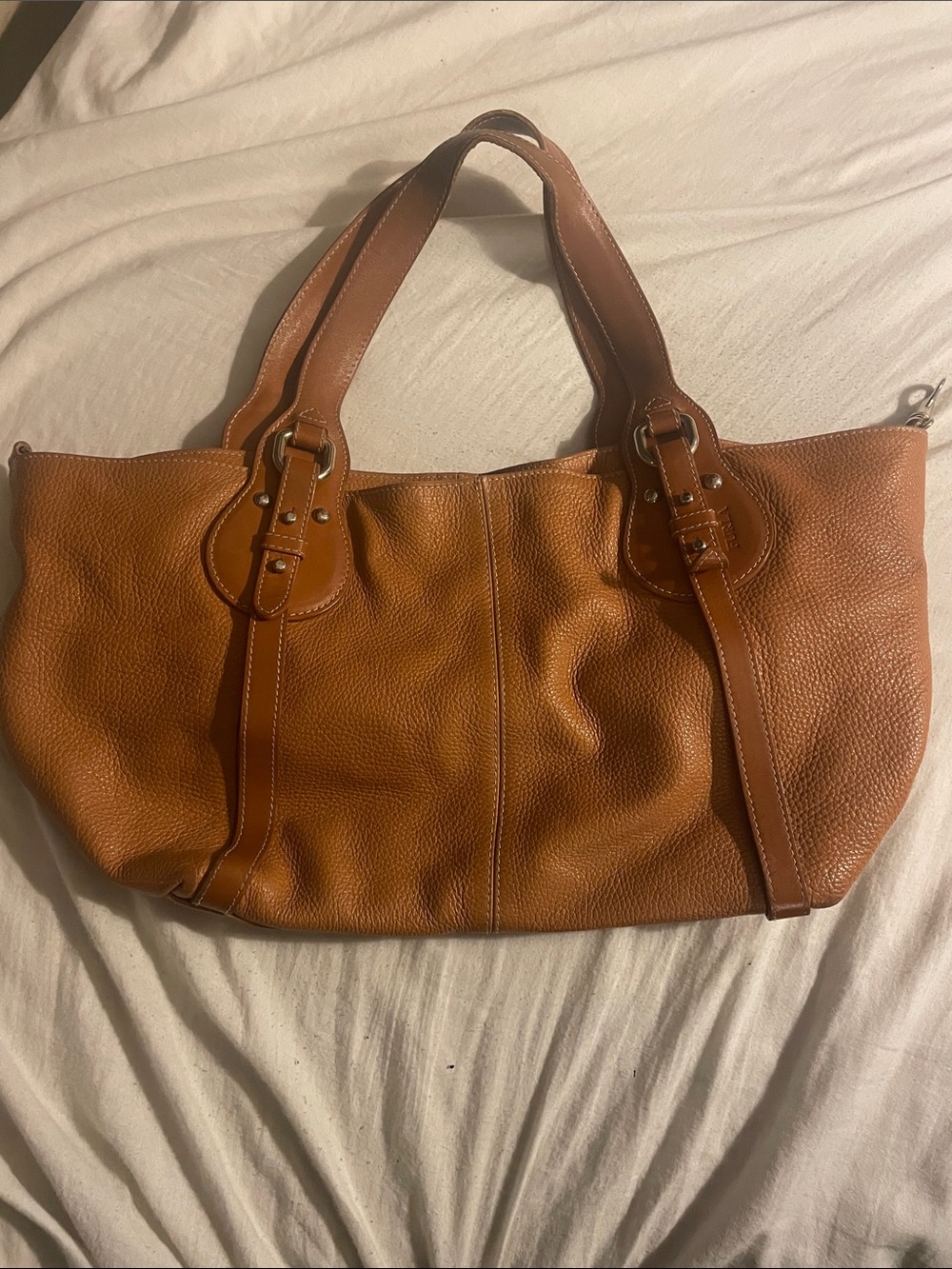 Furla Classic Tan Leather Tote Bag - Women